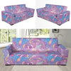 Psychedelic Mushroom Pattern Print Design A01 Sofa Slipcover