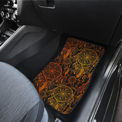 Dream catcher Sun and Moon Car Floor Mats Front Back