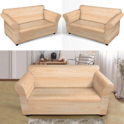 Wood Texture Print Design LKS302 Loveseat Couch Slipcover