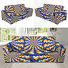 Optical illusion Pattern Print Design A01 Sofa Slipcover