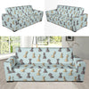 Chess Pattern Print Design 02 Sofa Slipcover