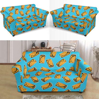 Burrito Print Design LKS301 Loveseat Couch Slipcover