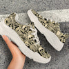 Skeleton Design Print Chunky Sneakers