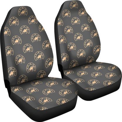 Horseshoe Print Design LKS306 Car Seat Covers
