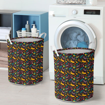 Aloha Hawaii Summer Design Themed Print Laundry Basket