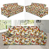 Butterfly Pattern Print Design 02 Sofa Slipcover