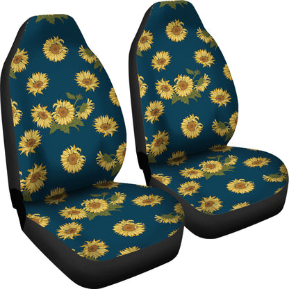 Sunflower Print Design LKS305 Car Seat Covers