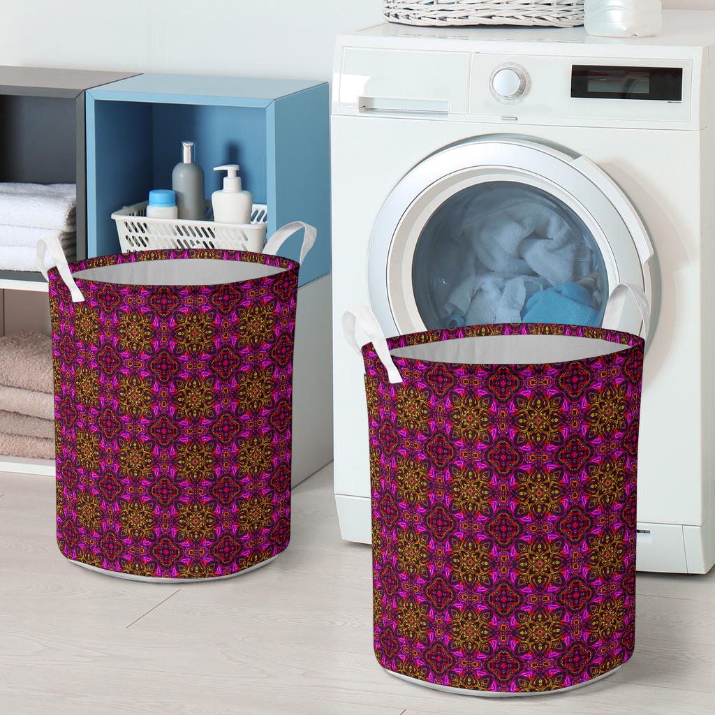 kaleidoscope Abstract Print Design Laundry Basket