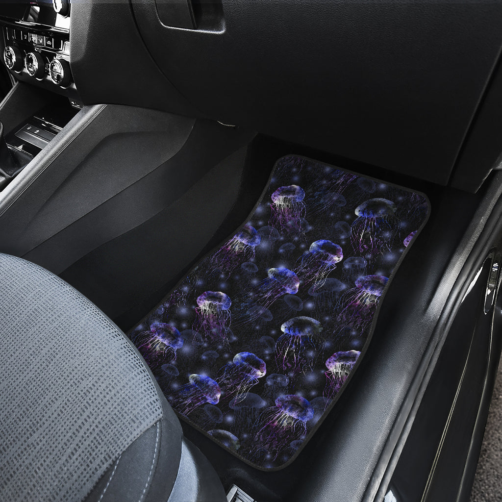 Jellyfish Themed Car Floor Mats Front Back