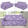 Acting Mask Pattern Print Design 05 Sofa Slipcover