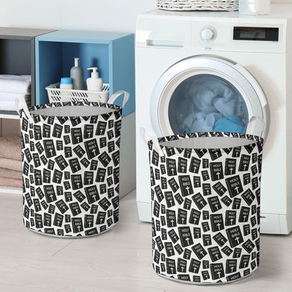 Christian Holy Bible Book Pattern Laundry Basket