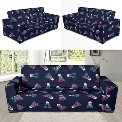 Badminton Ball Pattern Print Design 02 Sofa Slipcover