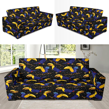 Toucan Print Design LKS307 Sofa Slipcover