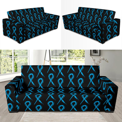 Prostate cancer Pattern Print Design A02 Sofa Slipcover