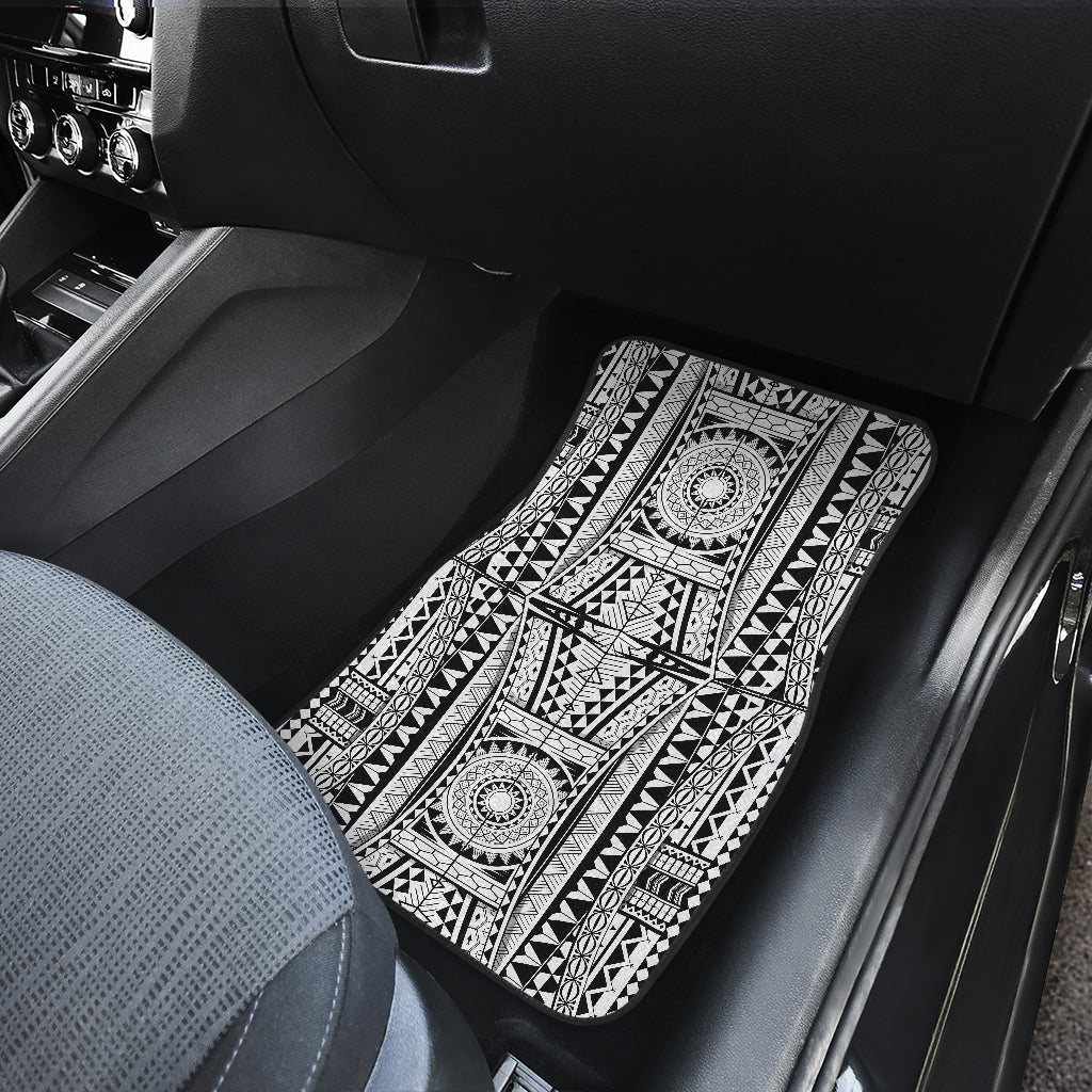Polynesian Tattoo Design Car Floor Mats Front Back