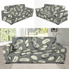 Peanut Pattern Print Design A01 Sofa Slipcover