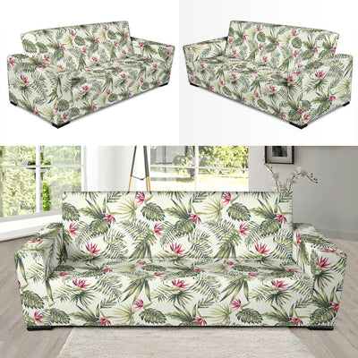 Bird Of Paradise Pattern Print Design 04 Sofa Slipcover