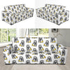 Chimpanzee Pattern Print Design 05 Sofa Slipcover