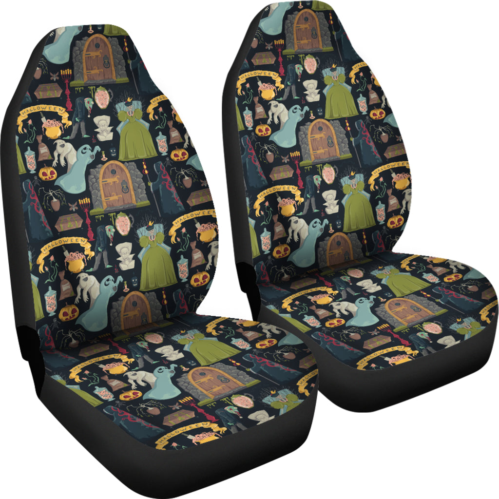 Creepy Halloween Print Design LKS304 Car Seat Covers