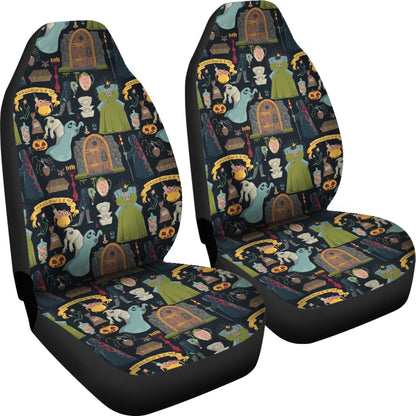 Creepy Halloween Print Design LKS304 Car Seat Covers