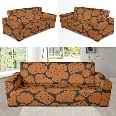 Cracker Pattern Print Design 01 Sofa Slipcover