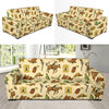 Cowboy Pattern Print Design 04 Sofa Slipcover