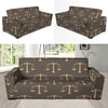 Libra Pattern Print Design 01 Sofa Slipcover