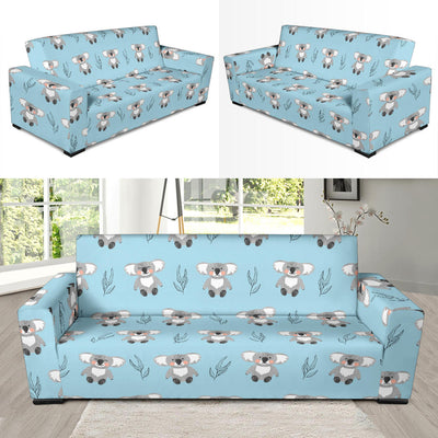 Koala Pattern Print Design 01 Sofa Slipcover