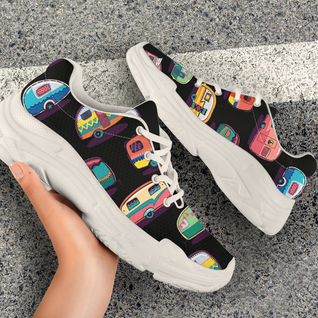 Camper Camping Pattern Chunky Sneakers