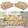 Beer Pattern Print Design 05 Sofa Slipcover