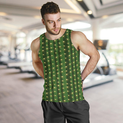 Cactus Skin Print Pattern Men Tank Top
