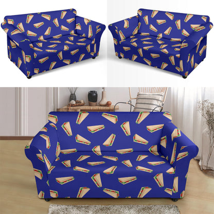 Sandwich Print Design LKS303 Loveseat Couch Slipcover