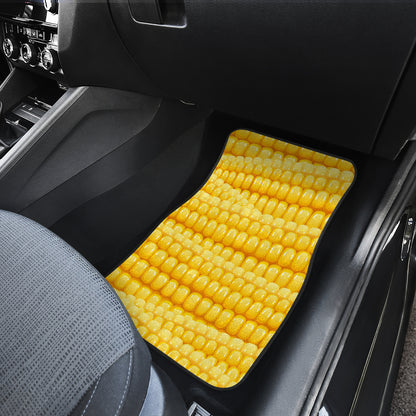 Agricultural Corn cob Pattern Car Floor Mats Front Back