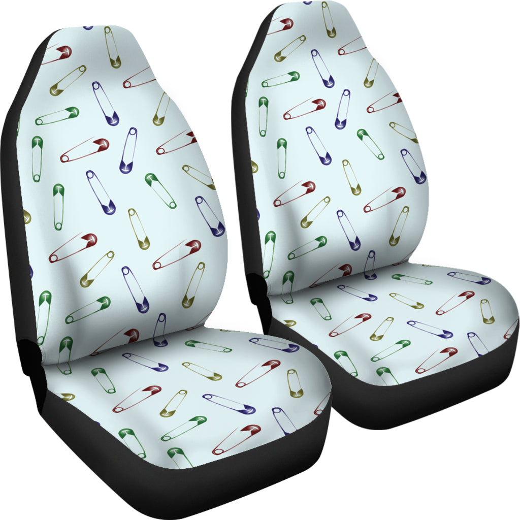 Safety Pin Print Design LKS303 Car Seat Covers