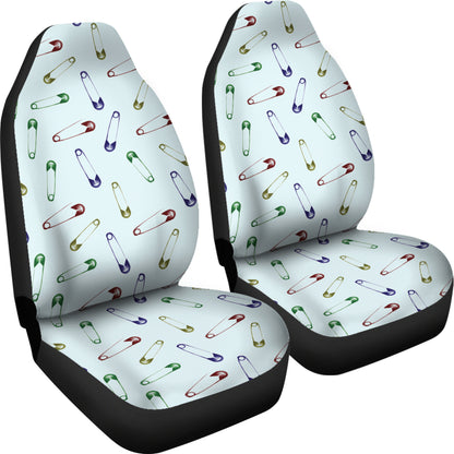 Safety Pin Print Design LKS303 Car Seat Covers
