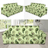 Avocado Pattern Print Design 02 Sofa Slipcover