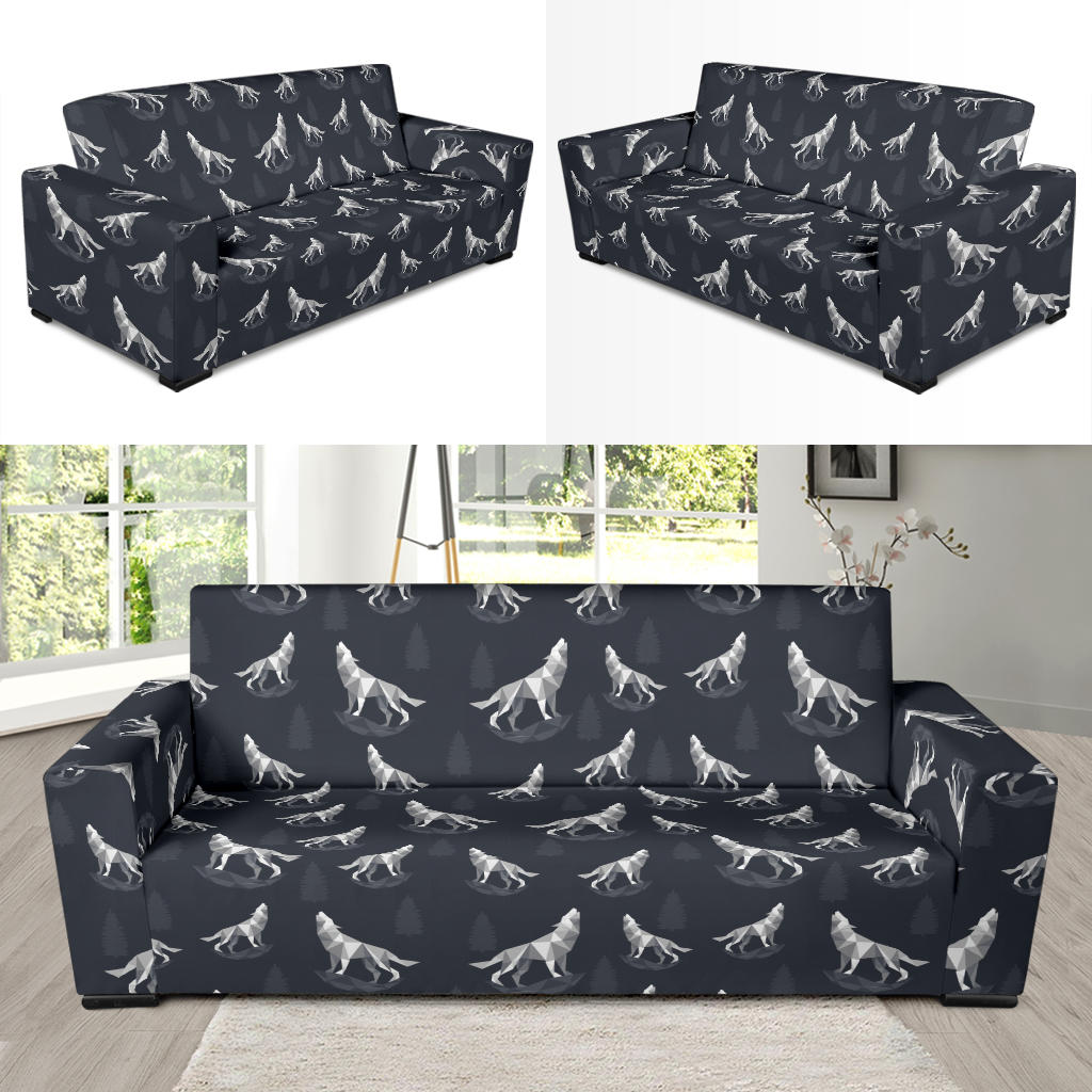 Wolf Print Design LKS303 Sofa Slipcover