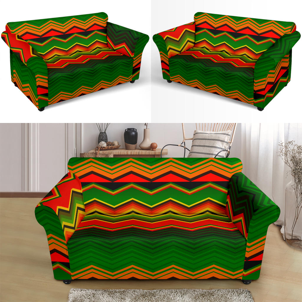 Serape Print Design LKS306 Loveseat Couch Slipcover