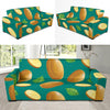 Potato Pattern Print Design A04 Sofa Slipcover