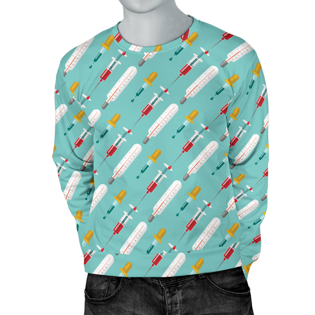 Phlebotomist Medical Print Men Long Sleeve Sweatshirt
