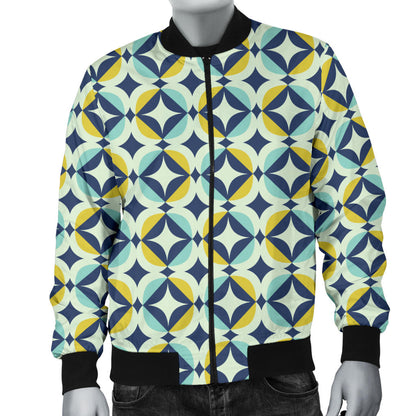 Swedish Design Pattern Men Bomber Jacket
