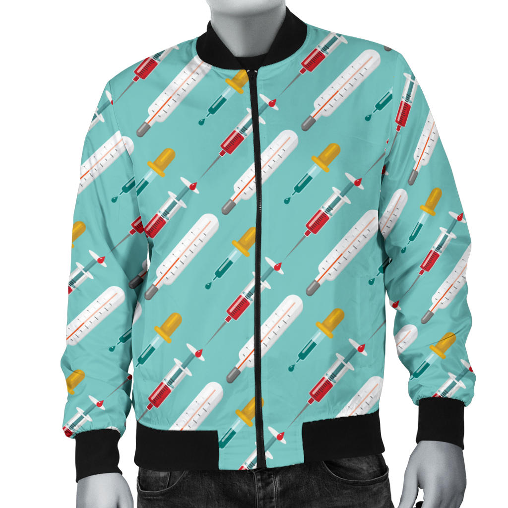 Phlebotomist Medical Print Men Bomber Jacket