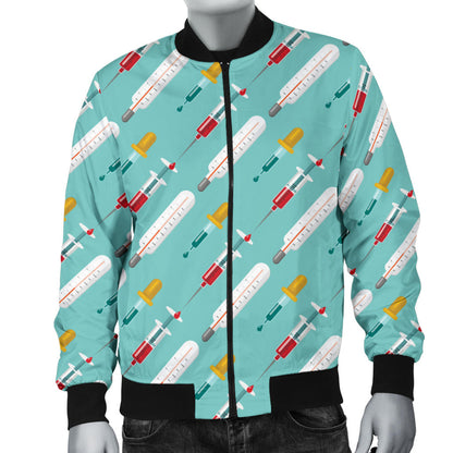 Phlebotomist Medical Print Men Bomber Jacket