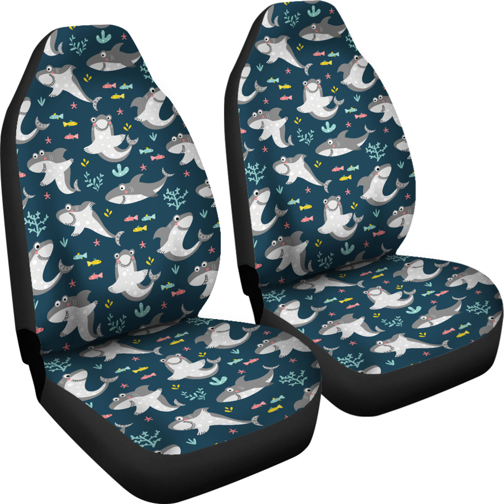 Shark Print Design LKS307 Car Seat Covers
