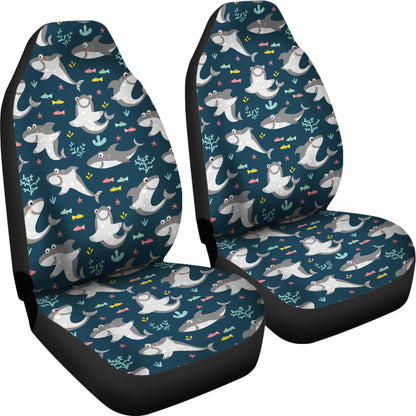 Shark Print Design LKS307 Car Seat Covers