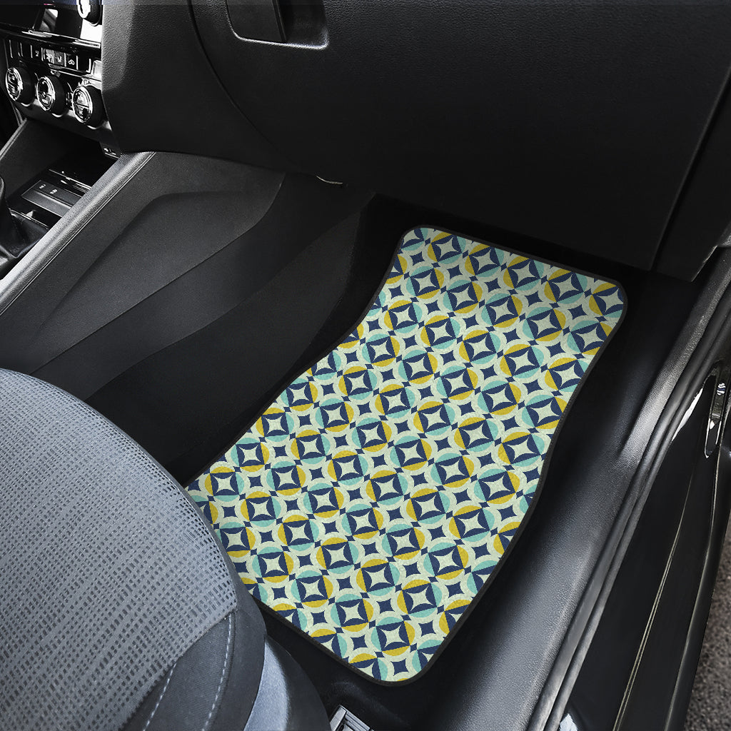 Swedish Design Pattern Car Floor Mats Front Back