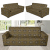 Badminton Pattern Print Design 07 Sofa Slipcover