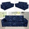 Aquarius Zodiac Pattern Print Design 02 Sofa Slipcover