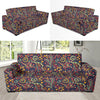 Bohemian Pattern Print Design 08 Sofa Slipcover