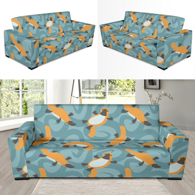 Platypus Pattern Print Design A01 Sofa Slipcover